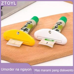 ZTOYL GUCHEN Toothpaste Squeezer Manual Squeezed Toothpaste Tube Clips Multifunction Facial Cleanser Dispenser Squeezer Bathroom Accessories Travel Toothbrush Head Covers