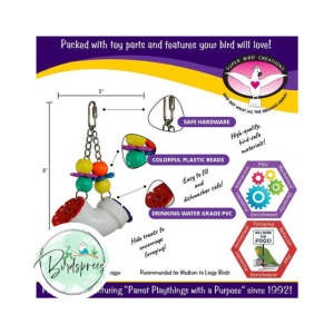 Super Bird Creations PVC Forager Bird Toy