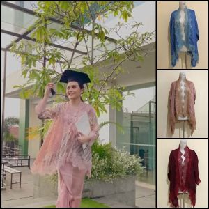 (PRE-ORDER!) PUTRI IKLAN OUTER LACE CARDIGAN DRESS TOP BLOUSE GRADUATION PROM NIGHT OPEN HOUSE | BAJU MUSLIMAH LABUH KEBAYA MODEN SULAM PARIO KARDIGAN GAMIS KENDURI BRIDEMAIDS KAWEN KAHWIN PINK BELACAN OOTD HIJABISTA BUDAK INSTAFAMOUS