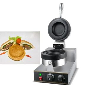 Stainless steel UFO burger machine electric single head non rotatable ice cream burger machine 1200w commercial