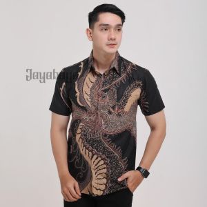 Jayabaya Batik LUMINTANG Kemeja Katun Lengan Pendek
