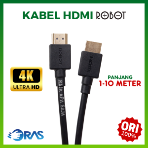 Kabel HDMI 4K Ultra HD ke CCTV TV Monitor Laptop PC Komputer STB High Definition 3D LCD Proyektor