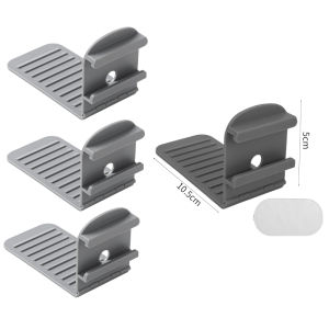 Kebememe 4 cái tấm nệm chống trượt và chống chạy không kim giữ tấm trải giường vô hình dễ mang đi kẹp cố định tấm trải giường không dấu cho khách sạn gia đình