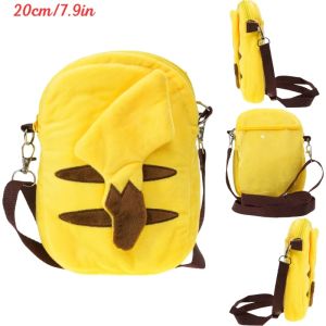 New Pokemon Gengar Lucario Mimikyu Snorlax Plush Shoulder Bags Toys Kawaii Anime Psyduck Rowlet Pikachu Peluche Dolls Gifts Kids