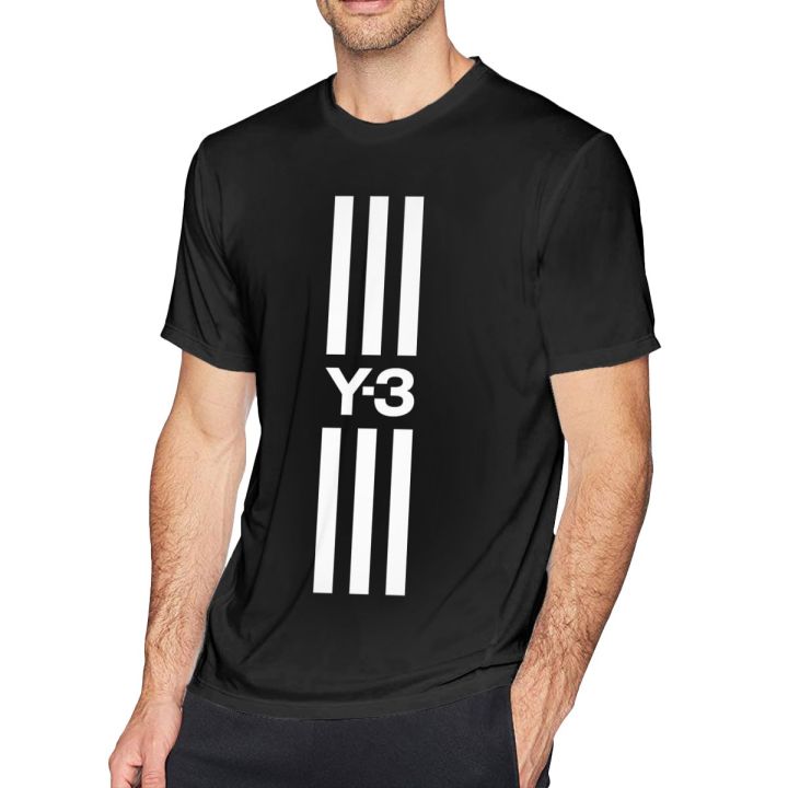 Y3 Y-3 Logo T-Shirts For Men Yohji Yamamoto Vintage 100% Cotton