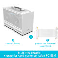 Pccooler I100 ITX MINI Small Case All Aluminum Suitcase Portable HTPC Desktop Computer Empty Chassis PC Gaming Case. 