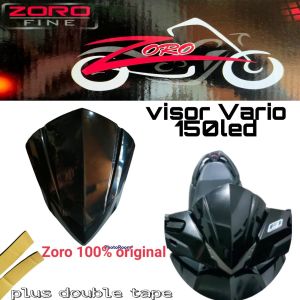 Aksesoris Visor Vario 150 / 125 yg Lampu LED/ Variasi Headlamp TGP COD WINDSHIELD VISOR HONDA VARIO 125 150 ESP OLD vario 2015 2016 2017