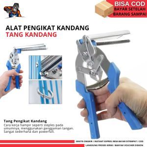 Staples Tang Kandang Alat Pengikat Kandang M ring Tang Kandang Ayam Kelinci / Staples 600 pcs Nails Kelinci Puyuh