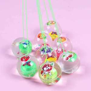 Đồ chơi 6.5CM bóng nẩy phát sáng dành cho bé (Với một sợi dây) - ARIAS