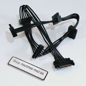 Cáp chia Sata 1 ra 5 (1 đầu Đực ra 5 đầu Cái) / Cáp dài: 50Cm (Đầu Thẳng)