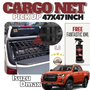 Cargo Net Pickup for Isuzu Dmax 47x47 Inch Heavy Duty Durable and Easy to Use With XML Spray