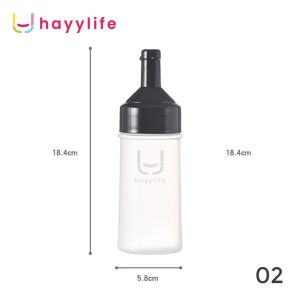 HAYYLIFE Sauce Bottle - Botol Bumbu Botol Saos Kecap Plastik Bumbu Dapur Praktis HL-ABB589