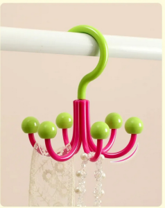 Gantungan Hook Putar 6 Kait Serbaguna / Gantungan Pakaian Bra Handuk Botol & Tas Multifungsi Asuka