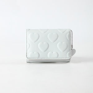 Chic Heart-Patterned PU Leather Wallets for Women - Casual Style New