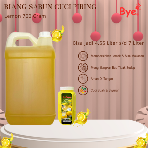 Biang Sabun Cuci Piring 700gr – Formula Ekonomis Efektif Hilangkan Noda Tidak Licin di Tangan