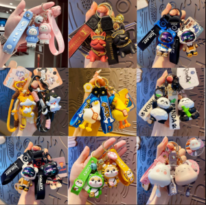 Dép quai ngang hoạ tiết gấu dễ thương chất PVC nhẹ đế chống trơn (2505)