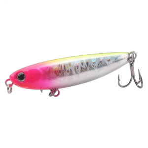 Hard Baits Topwater Pencil Popper Fishing Lures with Treble Hook Saltwater Walk The Dog Artificial Baits