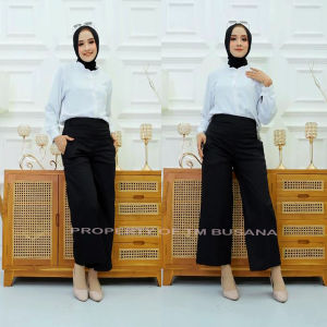 CELANA KULOT WANITA KEKINIAN ALL SIZE FIT TO XL KATUN STRECHT TEBAL