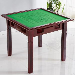 Mahjong Table Wood Foldable For Fun Foldable Mahjong Table Portable Table Portable Mahjong Table Desk Dual-Use Chess and Card Table Bar Movable 麻将桌
