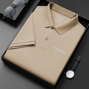 Áo thun POLOMAN cổ bẻ BASIC CVC vải cá sấu sang trọng lịch lãm thoáng mát
