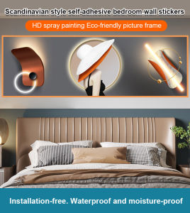 ห้องนอนหรูหรา การตกแต่งสไตล์อัตโนมัติ หรูหราแบบหรูหรา พิเศษ สติกเกอร์ติดผลิต