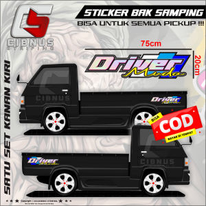 STIKER BAK SAMPING PICK UP/STIKER VARIASI TULISAN KABIN BAK SAMPING L300FUTURANEWCARRYSS DLL