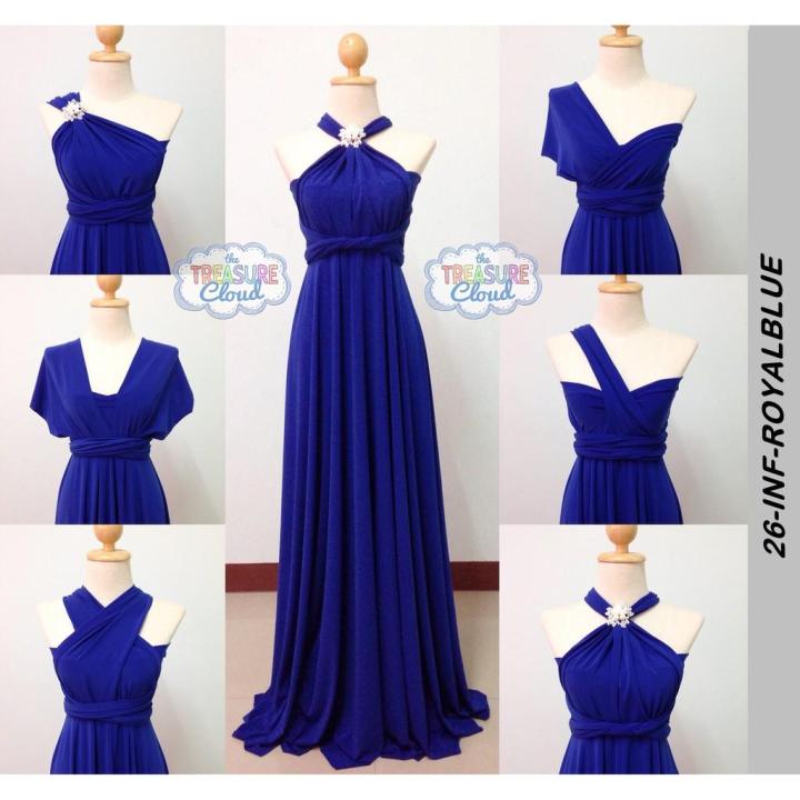 Infinity dress royal hot sale blue for sale