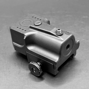 ModForge High Strength Nylon Red Laser - 20mm Lower Hanging Rail Mount - Adjustable Windage & Elevation for Outdoor Wargame Survival Hunting