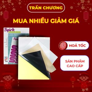 Giấy scan nhiệt 4 lớp nhập Mỹ - Hàng cao cấp - Nét bám cực kỳ tốt. Giấy scan máy Spirit chính hãng bán lẻ 1 tờ.