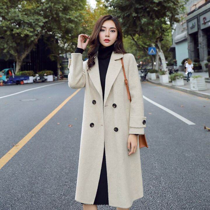 Womens wool winter on sale coat