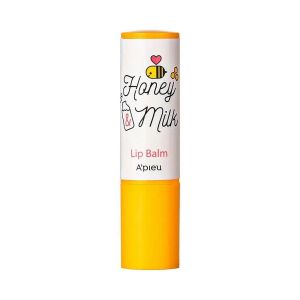 Apieu Honey & Milk Lip Balm / Lip Scrub 蜂蜜牛奶保湿滋润润唇膏 3.3g / 蜂蜜牛奶唇部磨砂膏 8ml
