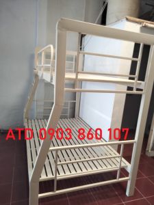 giường tầng sắt hộp 4x8 1.2 ly chịu lực cực tốt (có giao sau giờ hành chính) lăp ráp tận tình tphcm bình dương