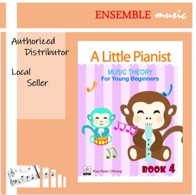 A Little Pianist Music Theory for Young Beginners - Book 1 Book 2 Book 3 Book 4