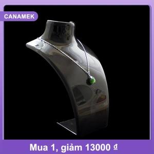 【CANAMEK】 Mannequin Bust Trang Sức Hiển Thị Giá Vòng Cổ Hiển Thị Chủ Trang Sức Tổ Chức Cho Tai Stud Bông Tai Đứng Chuỗi Vòng Cổ