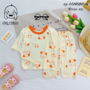 [7-30kg] Đồ Bộ Bé Gái Vải Thun Lạnh Hàng Minlybaby Chính Hãng Size Đại Mềm Mát  - Unibaby - G392 - G505