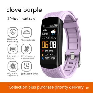 🎁 Original Product + FREE Shipping 🎁 [READY STOCK] LAZFIT C5S Fitness Bracelet Waterproof Sport Tracker Blood Pressure Heart Rate Monitor Smart Watch