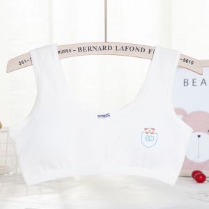 Áo lá học sinh cấp 2 cấp 3 có mút áo ngực cho bé gái hai lớp có đệm mỏng bra học sinh từ 30-50kg