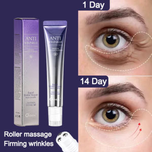 Retinol Eye Cream Eye Bag Removal 20g Eye Cream Dark Circles Remover Fine Lines Anti Aging Eye Wrinkle Care Massager Lifting Eye Cream
