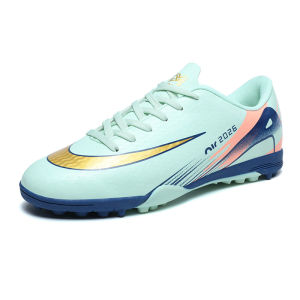 Large size football shoes tf Artificial turf with spikes AG Sports training shoes for boys girls children teenagers and students