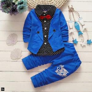 FEMMESHOPA-SETELAN ANAK-SETELAN ANAK LAKI-SETELAN ANKA MURAH-FN SET KID ROMPI KEMEJA (5warna)