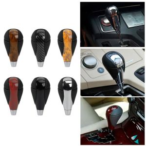 MODERNLUX Automotive Replacement Gear Shift Knob Microfiber Leather Screw Thread Mount Shifter Lever Handle  Wear Resistant Automatic Transmission Knob Car Interior