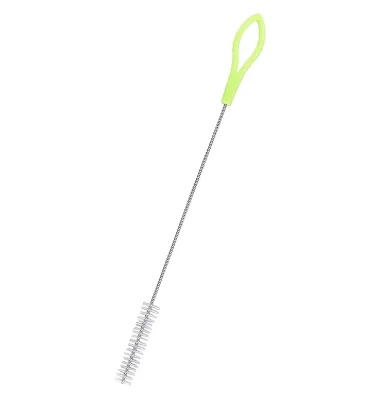 Cubble Straw Brush (3 Colours) Stainless Steel Cleaning Brush for Baby Bottle Nipple Spout Scrub Bristle With Handle