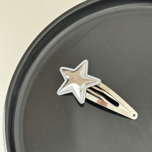 🔥Silver Five-pointed Star BB Clip Sweet Hot Style Hair Clip Women High-end Hair Clip LovelylifeFu👍