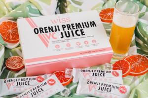 Wiss Orenji Premium VC Juice Detox Drink Orange Fibre Drink 16 Sachets Clearance