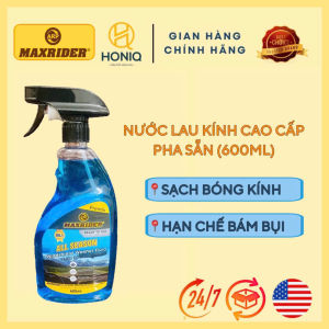 Nước Lau Kính Maxrider 600mL – Sạch Bóng Không Vết An Toàn Cho Xe & Nhà