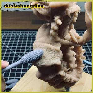 [Duola] Texture Tool Sets For Clay Art Oval Clay Modeling Pattern Rollers Kit Clay Texture Rolling Emboss Plaids Hand Rollers Modeling Sticks For DIY Crafts (Single Head Double Head)