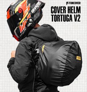 Cover Helmet Tortuga Mantel Pelindung Helm Backpack Waterproof by Funcover