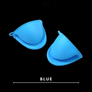 2pcs  Sarung Tangan Pemegang Panci Silikon Set / Pemegang Panci Penahan Panas Pegangan Silikon Panci