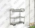 【KB HOME】【READY STOCK】【SUS304】【3 TIER】 Disk Rack Table with Dish Rack Table Top Dish Rack 3 Tier Kitchen Dish Rack. 