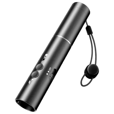 [Pure heart]Handheld Electronic Whistle with USB Charging Sports Flashlight Whistle for Football Soccer Lifeguard Classroom